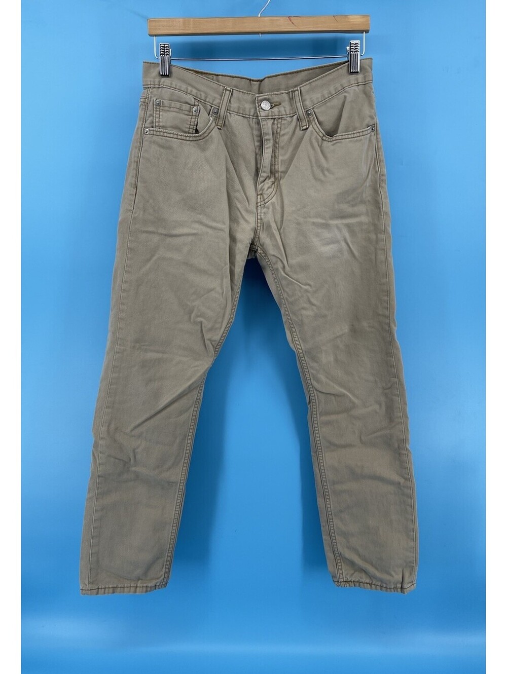 Levi’s 508 Men’s W30 L30 Beige Slim Taper Stretch Jeans Beige Pants